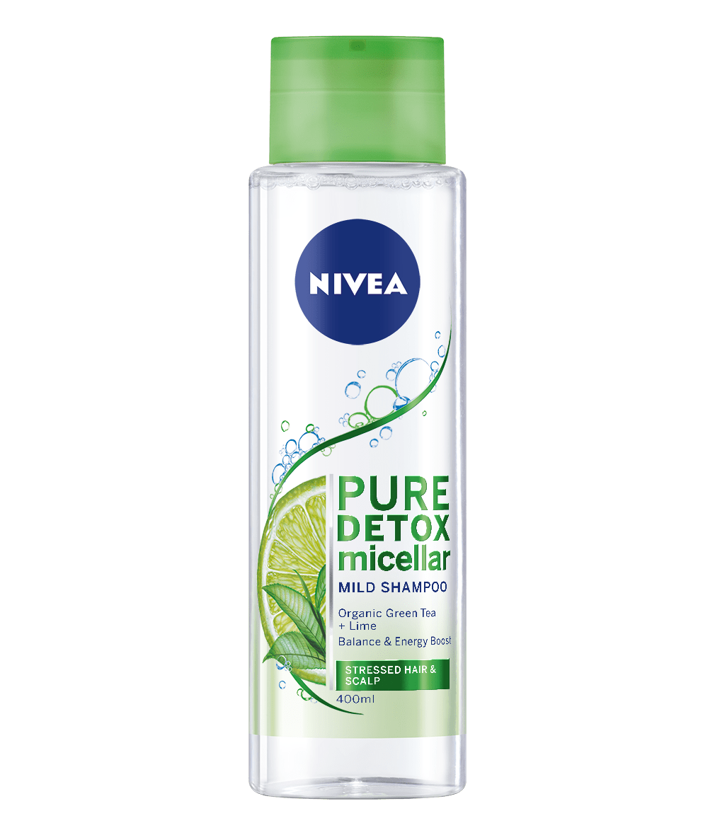 Păr Energizat și Scalp Sănotos șampon Micelar Nivea Pure Detox